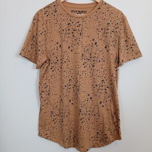 Five Points Industry T-Shirt Men Large Splatter Print Streetwear‎ Urban Grunge